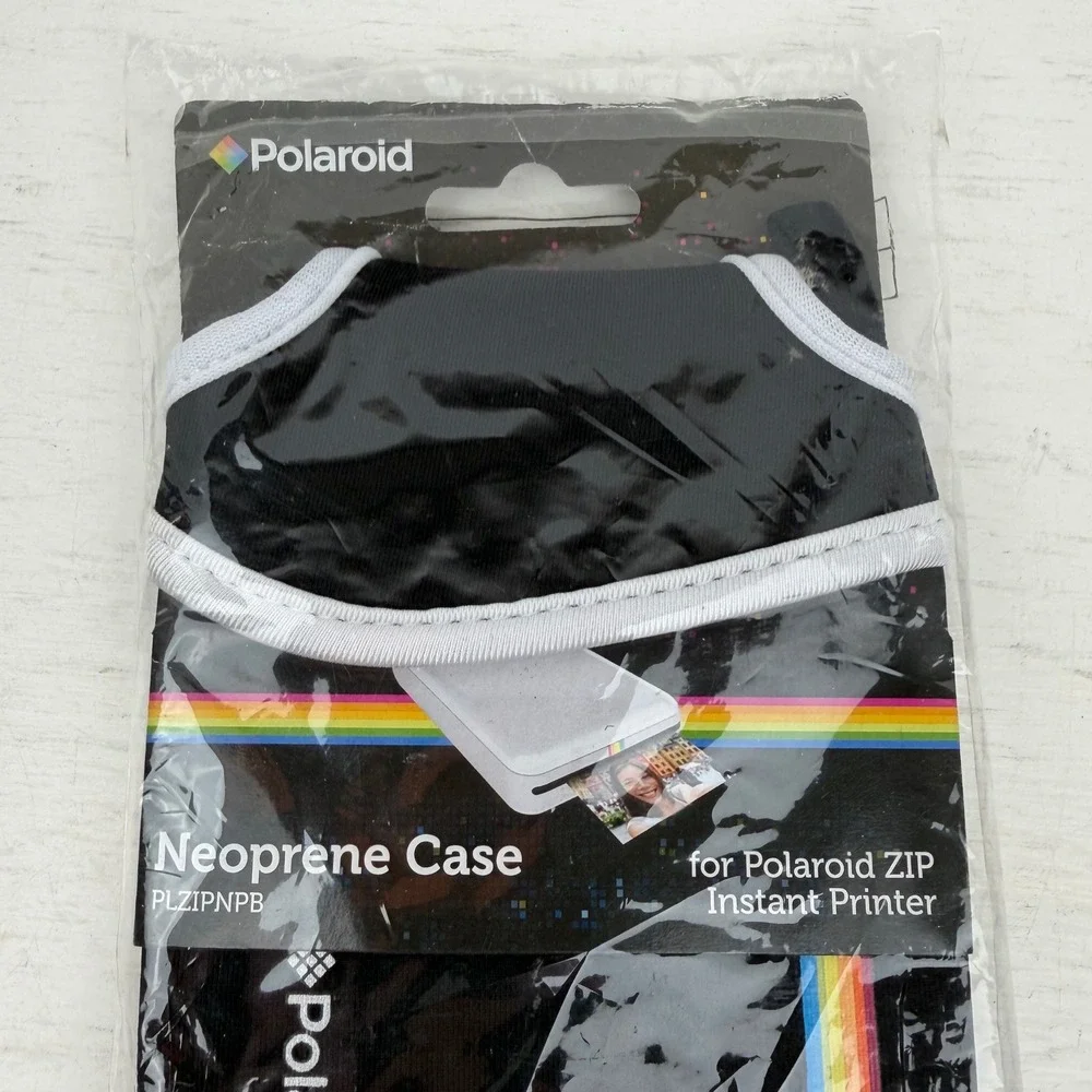 Polaroid Neoprene Case for Polaroid ZIP Instant Printer Black PLZIPNPB New
